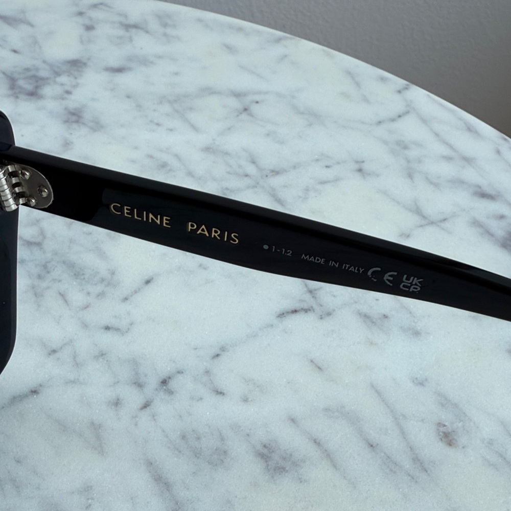 Celine Elegant Black Sunglasses with Case - Picture 8 of 11